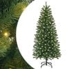 vidaXL Konstgjord julgran Gr&ouml;n 150 cm PE och PVC