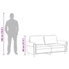 vidaXL Soffa 2-sits rosa 140 cm sammet