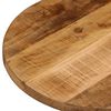 vidaXL Bordsskiva 100x40x2,5 cm oval massivt grovt mangoträ