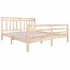 vidaXL Sängram massivt trä 180x200 cm