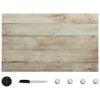 vidaXL Magnetisk tavla glasskiva 100x60 cm