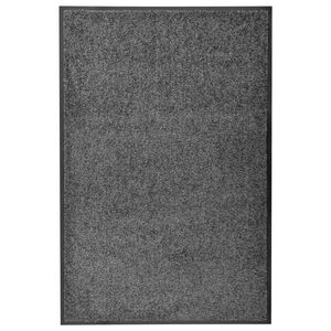 vidaXL D&ouml;rrmatta tv&auml;ttbar antracit 60x90 cm