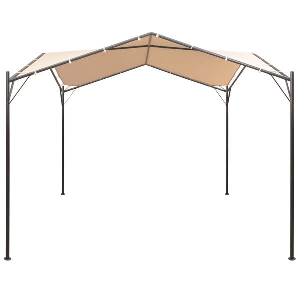 vidaXL Paviljong 3x3 m stål beige