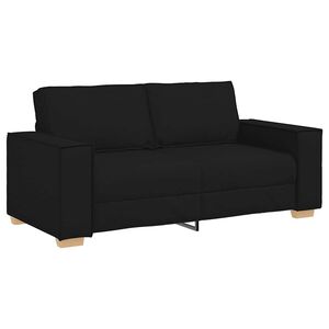vidaXL 2-sitssoffa svart 180x78x84 cm tyg