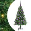 vidaXL Konstgjord julgran Gr&ouml;n 120 cm PVC och St&aring;l och Plast