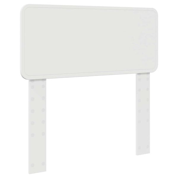 vidaXL Huvudgavel Vit 75 cm Konstruerat tr&auml;