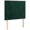 vidaXL s&auml;ngram utan madrass m&ouml;rkgr&ouml;n 120x190 cm sammet