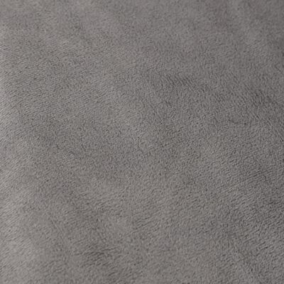 vidaXL Tyngdtäcke med påslakan grå 138x200 cm 10 kg tyg