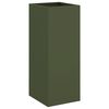vidaXL Odlingsl&aring;da olivgr&ouml;n 32x29x75 cm kallvalsat st&aring;l