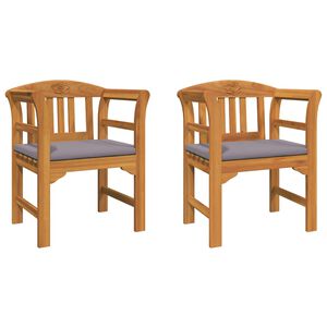 vidaXL b&auml;nk med kudde Naturlig Olja Ytbehandling 68,5 x 46 x 82,5 cm