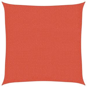 vidaXL Solsegel 160 g/m&sup2; fyrkantig terrakotta 2,5x2,5 m HDPE