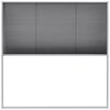 vidaXL Plisserat insektsn&auml;t f&ouml;r f&ouml;nster 120x120 cm aluminium