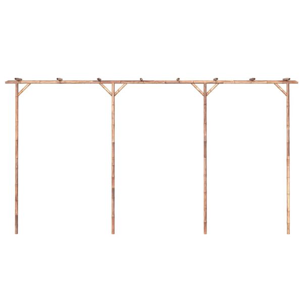 vidaXL Pergola bambu 385x40x205 cm