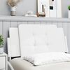vidaXL Headboard Cushion "Zadar" White 100 cm Faux Leather