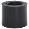 vidaXL Gummikant f&ouml;r sn&ouml;plog svart 200x15x1 cm