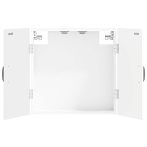 vidaXL Darttavla Sk&aring;p UTRECHT Vit 52,5 x 10,5 x 53,5 cm