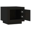 vidaXL Soffbord svart 51x50x45 cm konstruerat tr&auml;