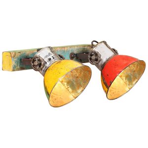 vidaXL Industriell v&auml;gglampa flerf&auml;rgad 45x25 cm E27