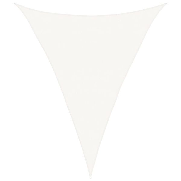 vidaXL Solsegel 160 g/m&sup2; vit 5x7x7 m HDPE