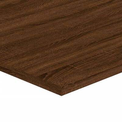 vidaXL Vägghyllor 4 st brun ek 100x40x1,5 cm konstruerat trä
