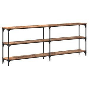 vidaXL Konsolbord Gammalt tr&auml; 200 x 29 x 75 cm