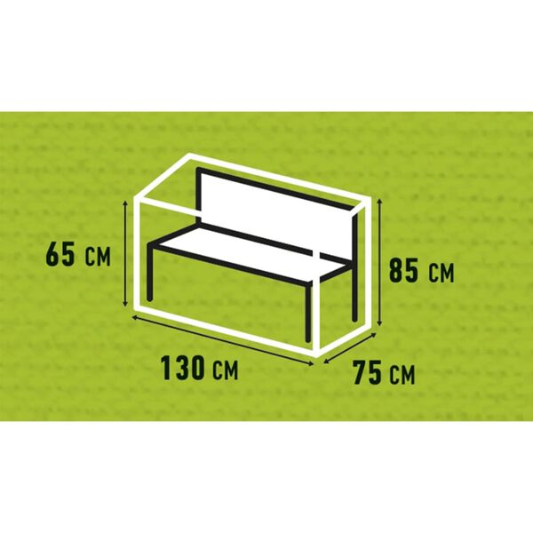 Madison Garden B&auml;nk&ouml;verdrag 130x75x65 cm gr&aring;
