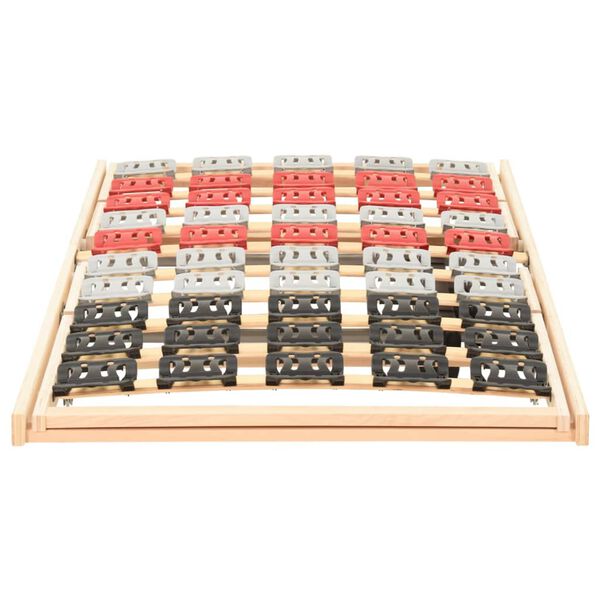 vidaXL Ribbotten med st&auml;llbart huvud- och fotomr&aring;de 80x200 cm