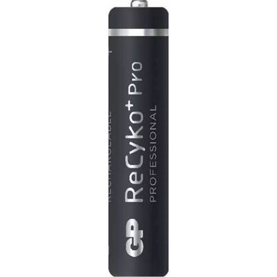 GP ReCyko+ Pro Uppladdningsbara AAA-batterier 4 st 12585AAAHCB-UC4