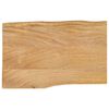 vidaXL Bordsskiva 60x40x2,5 cm levande kant massivt mangotr&auml;