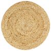 vidaXL Bordstabletter 4 st naturlig 38 cm rund jute