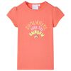 T-shirt f&ouml;r barn korallr&ouml;d 116