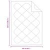 vidaXL Quilts & Duvets Vit 155 x 220 cm Mikrofiber