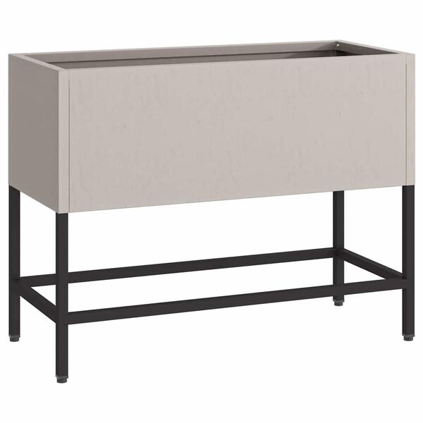 vidaXL H&ouml;jdtr&auml;dg&aring;rdsplanterare Rostig 60 x 26 x 45 cm