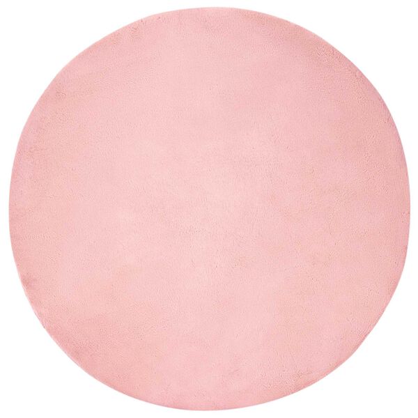 vidaXL Fusk-kaninp&auml;lsmatta Olite Rosa &Oslash; 80 cm Polyester