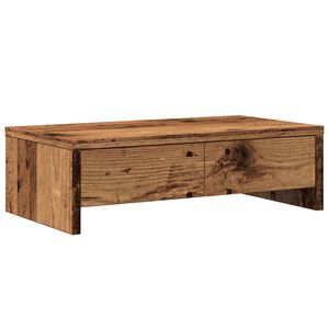 vidaXL Sk&auml;rmst&auml;ll med l&aring;dor &aring;ldrat tr&auml; 50x27x15 cm konstruerat tr&auml;