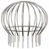 vidaXL Takr&auml;nnans l&ouml;vskydd 8 st Silver 160 mm Rostfritt st&aring;l