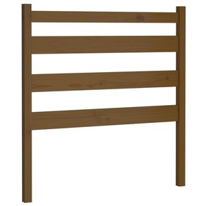 vidaXL S&auml;nggavel honungsbrun 81x4x100 cm massiv furu