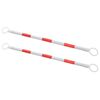 vidaXL Utdragbara bommar 2 st plast 116-197 cm