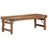 vidaXL Kaffeebord Brun 110 x 55 x 40 cm Solid &aring;tervunnen tr&auml;