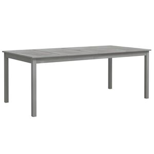 vidaXL Tr&auml;dg&aring;rdsbord gr&aring; 200x100x75 massivt akaciatr&auml;