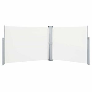 vidaXL Inf&auml;llbar sidomarkis gr&auml;ddvit 140x1000 cm