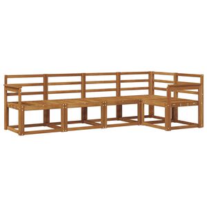 vidaXL Utomhussoffset 5 pcs Naturf&auml;rg