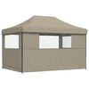 vidaXL Partyt&auml;lt Taupe 279 x 410 x 315 cm Oxford Tyg