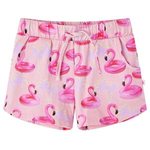 Shorts med sn&ouml;re f&ouml;r barn ljusrosa 92