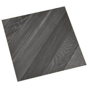 vidaXL Sj&auml;lvh&auml;ftande golvplankor Randig gr&aring; 30,5 x 30,5 cm 20 st PVC