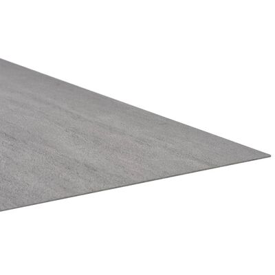 vidaXL Självhäftande golvplankor 20 st PVC 1,86 m² grå ränder