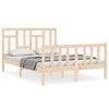 vidaXL S&auml;ngram utan madrass 140x200 cm massiv furu