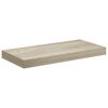 vidaXL Sv&auml;vande v&auml;gghyllor 4 st ek 50x23x3,8 cm MDF