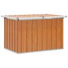 vidaXL Utomhusf&ouml;rvaringsl&aring;da tr&auml; 109 x 67 x 65 cm Galvaniserat st&aring;l