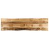 vidaXL Bordsskiva 160x40x2,5 cm levande kant massivt grovt mangotr&auml;
